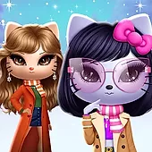 play Kitty Squad Winter Dress Up